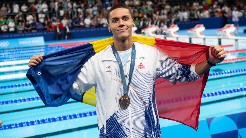 David Popovici a sosit in Romania de la Jocurile Olimpice! Primele declaratii     