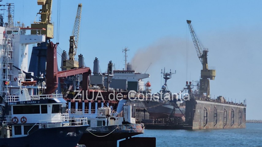 stiri constanta azi update live arde un vapor in santierul naval midia ce apartine lui ion dumitrache