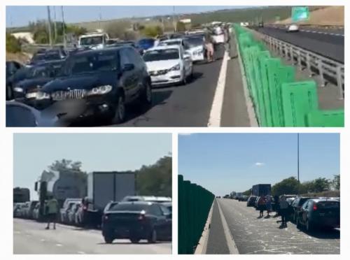 UPDATE Mai multe persoane, printre care și copii, implicate într-un accident rutier pe Autostrada A2 București Constanța între localitățile Medgidia și Constanța (GALERIE FOTO+VIDEO) 