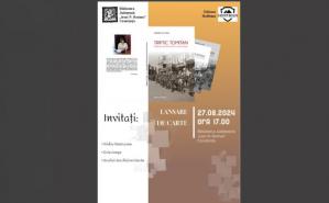Volumul de proză scurtă „Triptic tomitan – Războiul personal al lui Franz Popa”, lansat la Biblioteca Județeană Constanța
