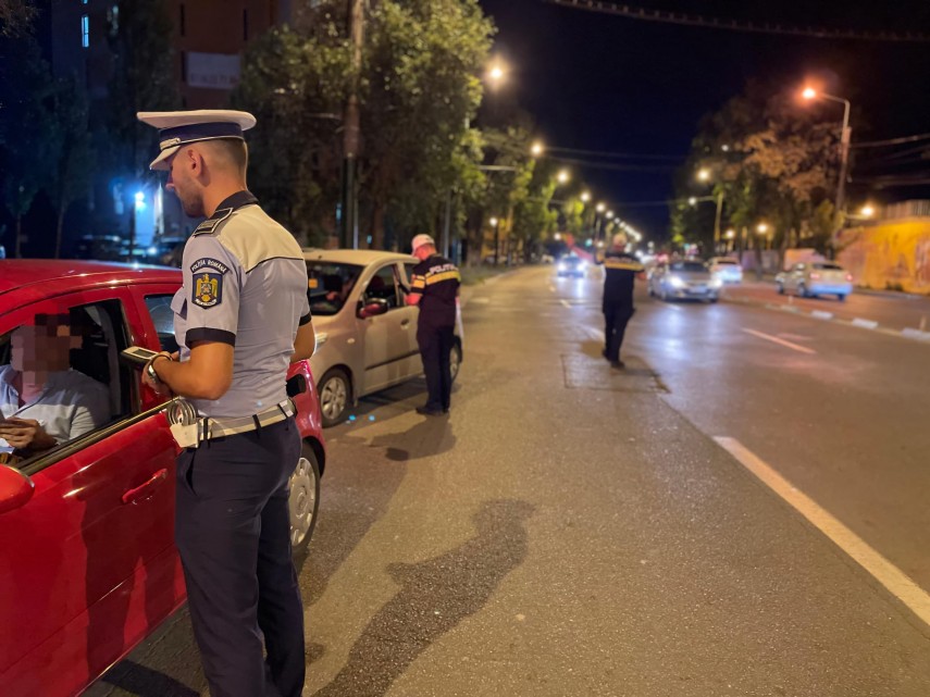 Actiuni de amploare ale politistilor din Constanta, in weekend 