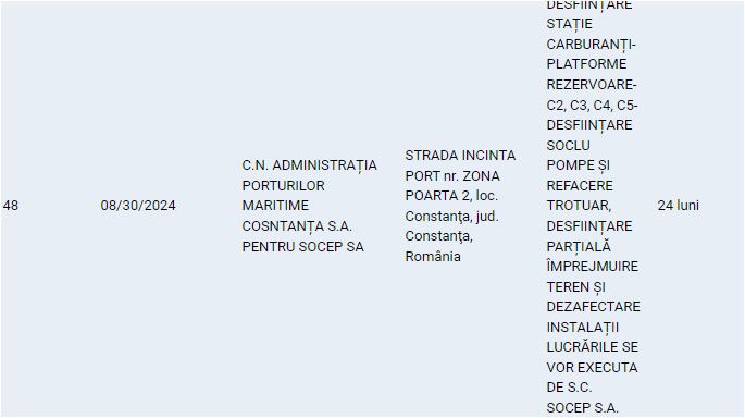 Socep - autorizatie desfiintare