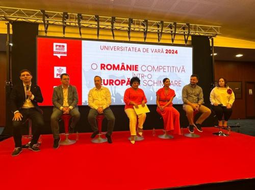 La Neptun, județul Constanța Conferința „O Românie competitivă într-o Europă în schimbare”, organizată de PES Activists România