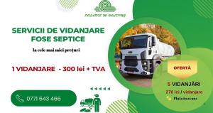Polaris oferă servicii de vidanjare - fose septice