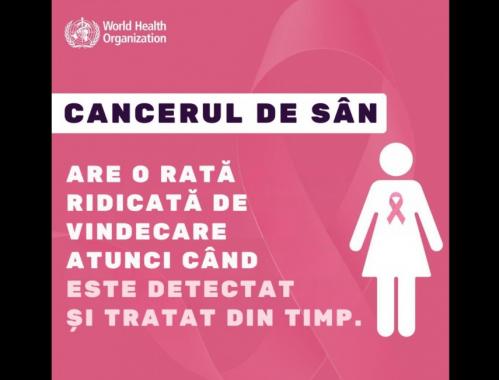 DSP Constanța Detectarea timpurie poate face diferența. Informații esențiale despre cancerul de sân!