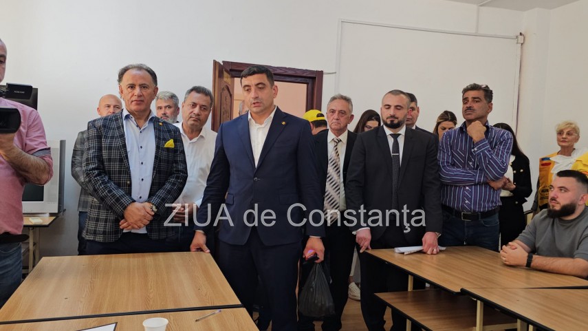 live video text presedintele aur george simion prezent la constanta la depunerea candidaturilor pentru