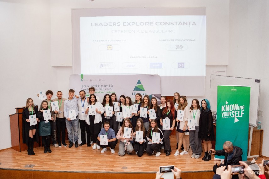 ISJ Constanta:    Fundatia Leaders a finalizat editia de la Constanta a programului Leaders Explore pentru Elevi (FOTO)