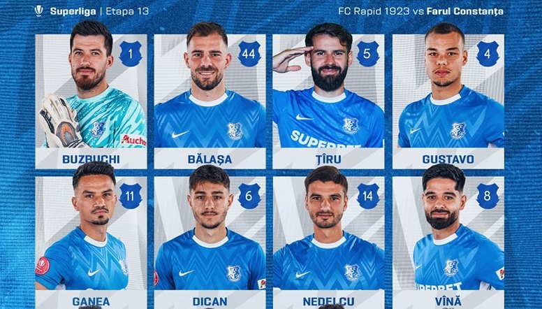Farul Constanta, umilita de Rapid in Giulesti. Marinarii“, invinsi cu 5-0!