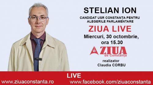 ZIUA LIVE Stelian Ion, candidatul USR pentru Camera Deputaților. Ampla viziune a deputatului pentru un nou mandat