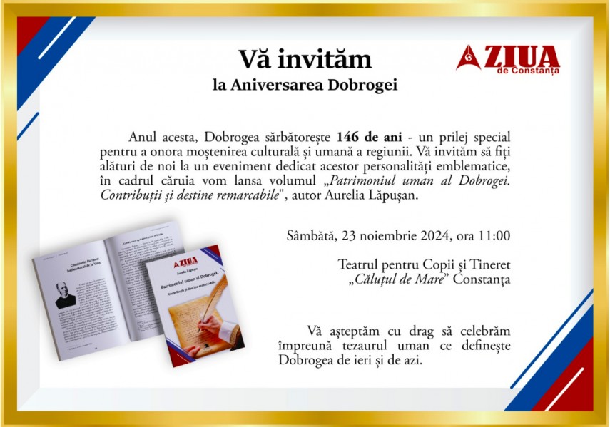 #sarbatoresteDobrogea146: La multi ani, Dobrogea, pamant graitor“ de povesti milenare!   