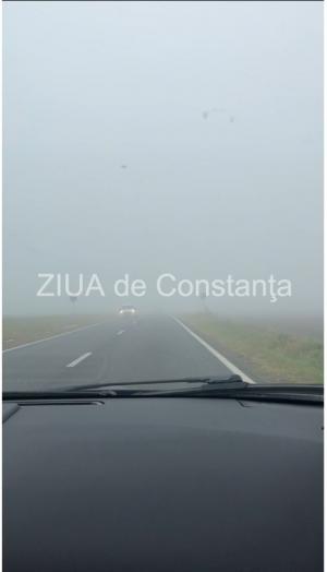 ANM Cod galben de ceață în județele Constanța și Tulcea! Iată lista localităților vizate