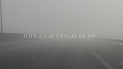 Județul Constanța, sub cod galben de ceață! Ce localități sunt afectate