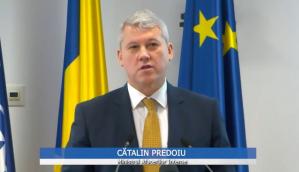 Ministrul Cătălin Predoiu  - „Constituția europeană a României este un bun național“