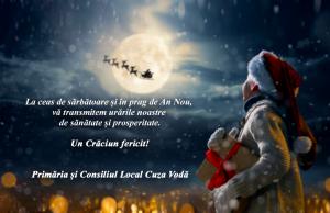 Primăria și Consiliul Local Cuza Vodă Mesaj de Crăciun
