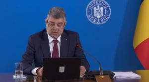 Premierul Marcel Ciolacu - „Adoptăm azi proiectul de buget fără modificări de taxe și impozite” (VIDEO)