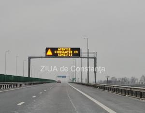 Polei pe mai multe drumuri din județul Constanța! Circulația îngreunată și pe Autostrada A4 (GALERIE FOTO+VIDEO) 