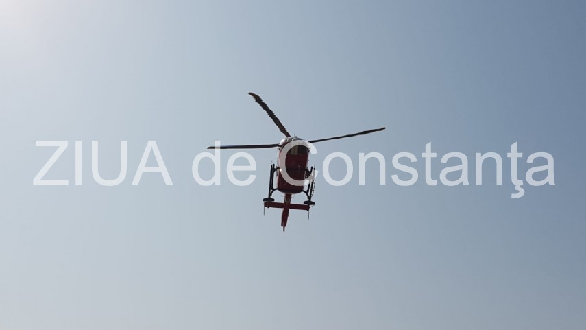 Accident rutier grav pe DN 22 Tulcea Constanta! Intervin doua elicoptere Smurd  