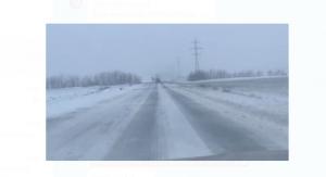 Circulație în condiții de iarnă pe ruta Constanța-Hârșova (VIDEO) 