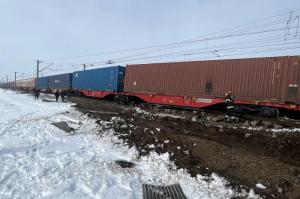 UPDATE Traficul este încă restricționat  în zona accidentului feroviar din județul Olt! (VIDEO) 