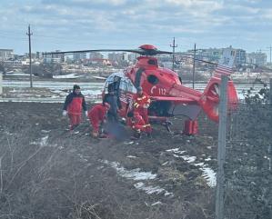 UPDATE Accident rutier grav între Lumina și Năvodari! O victimă, încarcerată. Intervine elicopterul SMURD (GALERIE FOTO+VIDEO)       