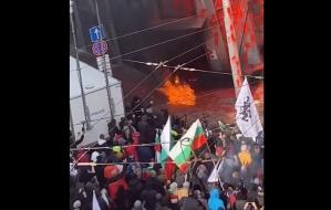 Biroul UE din Sofia, Bulgaria, atacat cu cocktail Molotov (VIDEO)