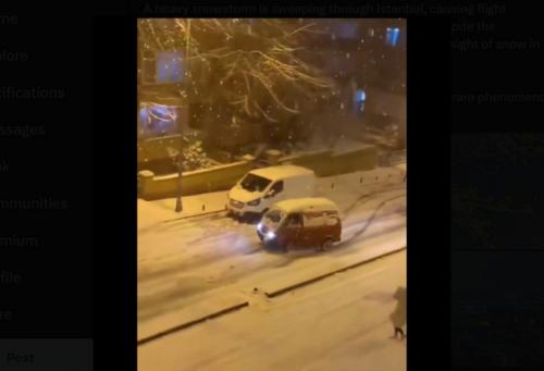 Furtuna a blocat Istambulul! Zboruri anulate și școli închise (VIDEO)