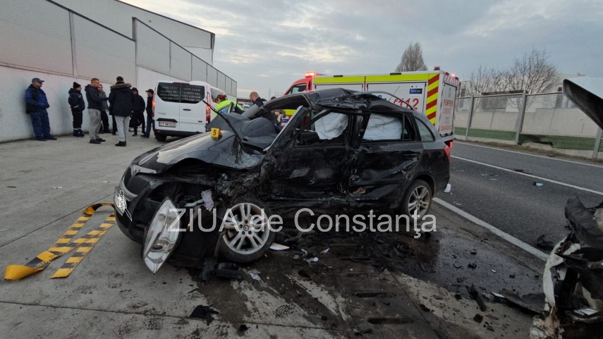 stiri constanta accident grav pe dn22 la iesire din localitatea lumina sunt mai multe victime o persoana