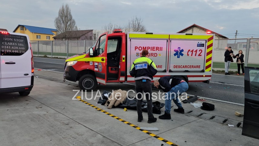 stiri constanta accident grav pe dn22 la iesire din localitatea lumina sunt mai multe victime o persoana