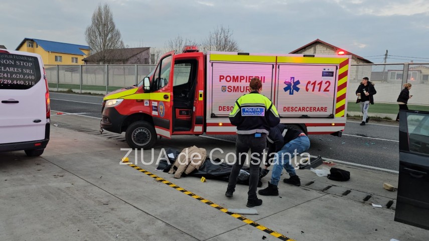 stiri constanta accident grav pe dn22 la iesire din localitatea lumina sunt mai multe victime o persoana