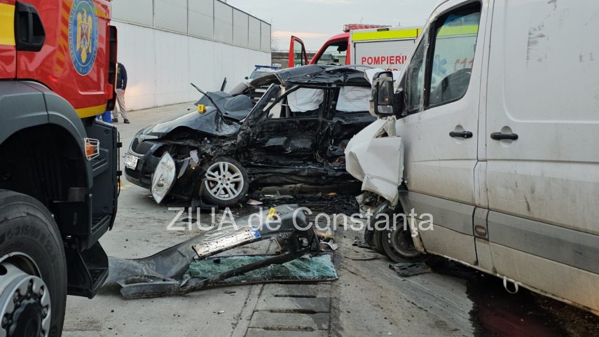 stiri constanta accident grav pe dn22 la iesire din localitatea lumina sunt mai multe victime o persoana