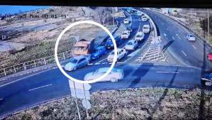 Imagini suprinse pe camera de supraveghere cu accidentul din Ovidiu (VIDEO)