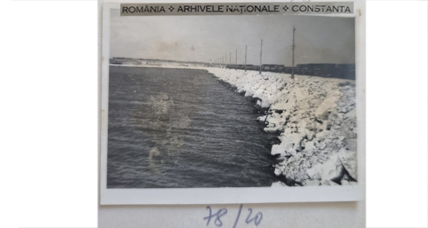 Malul canalului. Colecția Arhivele Naționale - Constanța