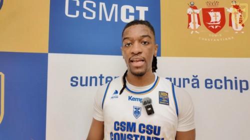 CSM Constanța baschet Americanul Sean East II, 31 de puncte la debut. „Vrem să câștigăm meciuri și să aducem cât mai mulți fani în tribune“ (VIDEO)  