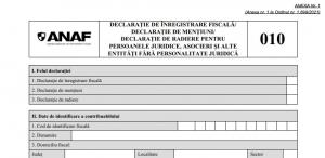 ANAF a modificat Declarația 010! Două noi impozite, introduse