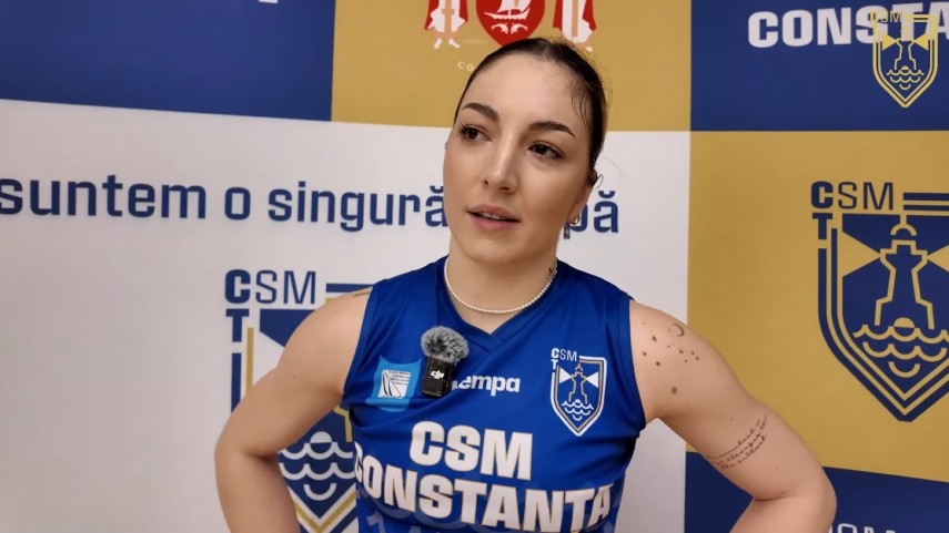 Gabriela Bălae. Sursa foto: captură Facebook (CSM Constanța)