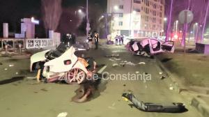 Accident grav cu 5 victime la intrarea în Stațiunea Mamaia. Un bărbat a murit (GALERIE FOTO+VIDEO)    