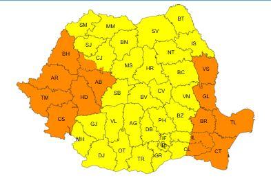 Cod portocaliu de vânt puternic în județele Constanța și Tulcea! Informații de la ANM  