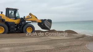 UPDATE Pregătiri intense pe plaja din Stațiunea Mamaia pentru sezonul estival (GALERIE FOTO+VIDEO)  