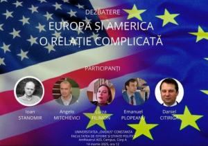 Dezbatere despre relațiile politice dintre Europa și America, la Universitatea Ovidius din Constanța