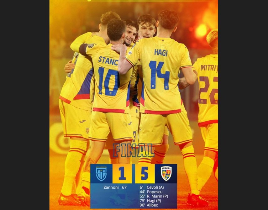 Sursa foto: Facebook Echipa Națională de Fotbal a României