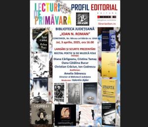 Biblioteca Județeană Constanța Valentin Ajder, directorul Editurii EIKON, invitat în cadrul proiectului „Portret de editor”