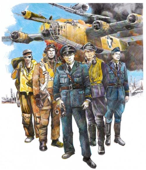  Benzi desenate în expoziția Tidal Wave. 1 august 1943, la Muzeul Național de Istorie a României (FOTO) 