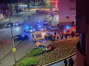 Accident rutier noaptea trecută în zona Capitol din Constanța, la intersecția bulevardului Mamaia cu strada Mircea cel Bătrân (GALERIE FOTO+VIDEO)
