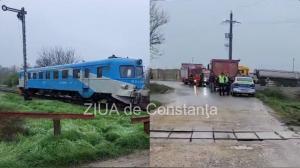 UPDATE Accident feroviar în gara din Costinești (FOTO+VIDEO)   