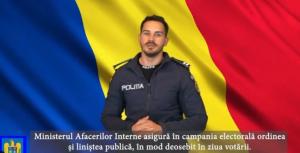 Ministerul Afacerilor Interne - „Suntem la datorie în perioada campaniei electorale, pentru siguranța dumneavoastră!“ VIDEO()