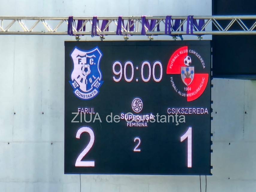 Fotbal feminin: Farul Constanta castiga pentru a doua oara la rand campionatul (Galerie Foto)