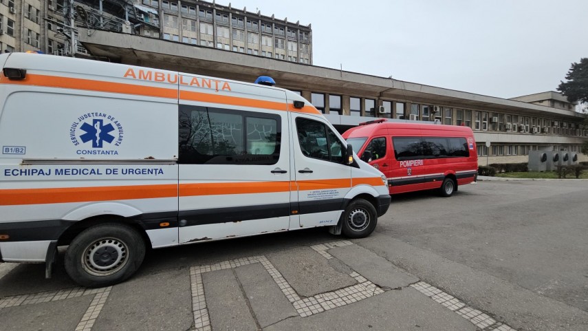 Știri Constanta:  Accident rutier in zona Celsy. Ambulanta a intervenit 