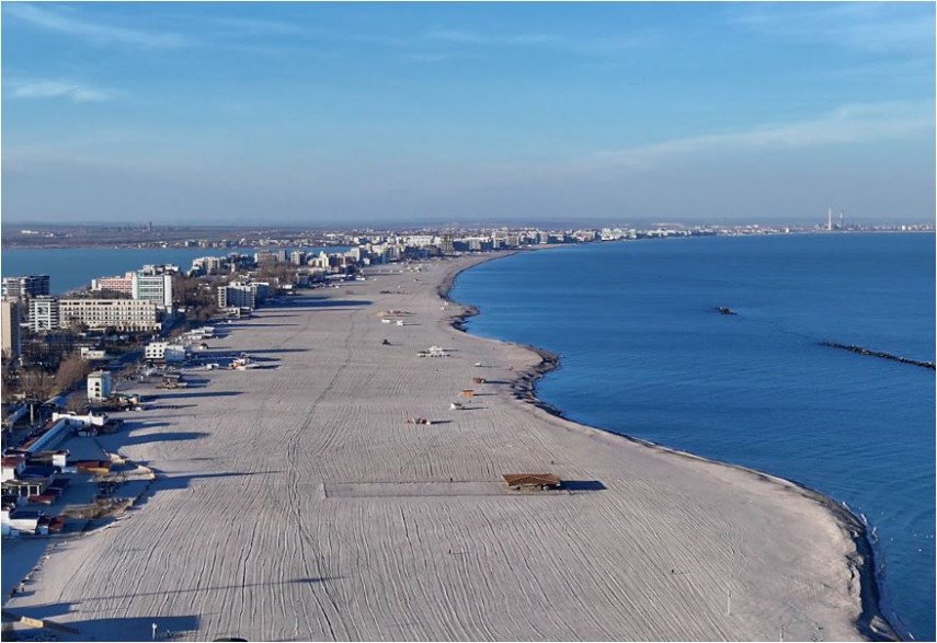 Foto cu rol ilustrativ, Plaje Mamaia. Foto - google.maps
