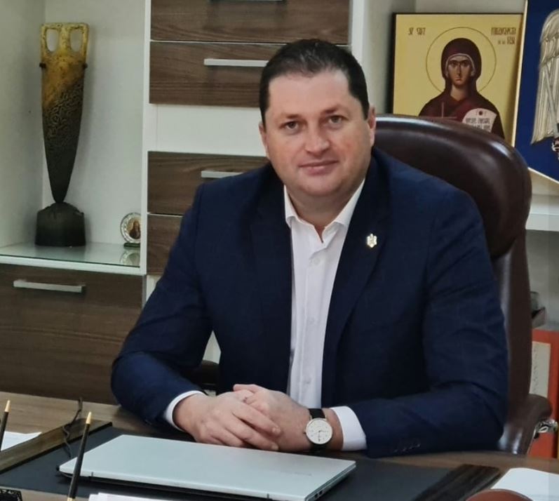 Primarul comunei Crucea, Iulian Tudorache, Sursa foto: Facebook
