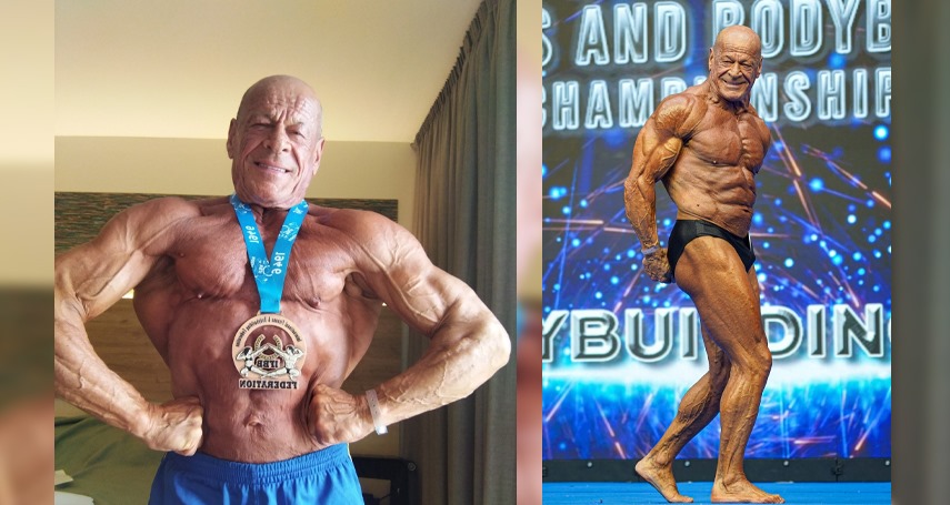 Sursa foto colaj: Facebook (1 - Vasile Șerban; 2 - Federația Română de Culturism și Fitness)
